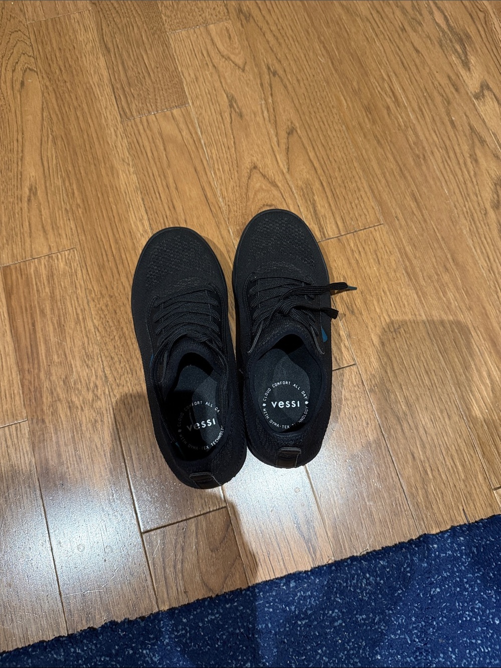 Vessi Waterproof Black Weekend Sneakers